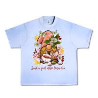 Grape Ice just a girl who loves tea gnome Urban Heavy Tee - BarkalooDesign