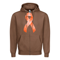 Chestnut kidney cancer ribbon fa element Zipper Hoodie - FaDigitalArtStudio