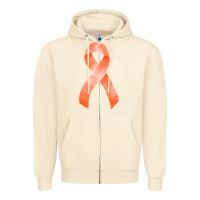 Sandshell kidney cancer ribbon fa element Zipper Hoodie - FaDigitalArtStudio