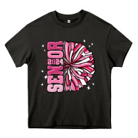 Asphalt senior 2024 pink cheer Heavy Core Tee - MaliasSmallBusiness
