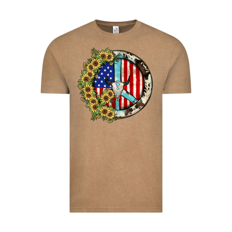 Peace Sign Vintage Tee by JahusDesignShop | Teevron