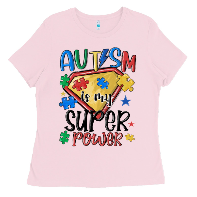 Autism Is My Super Power Ladies Tee by MaliasSmallBusiness | Teevron