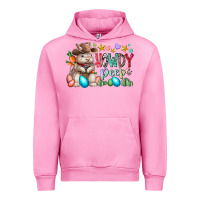 Fuchsia Pink howdy peeps Urban Hoodie - RacoonDesign
