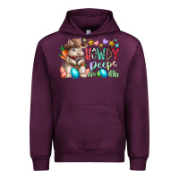 Mauve Wine howdy peeps Urban Hoodie - RacoonDesign
