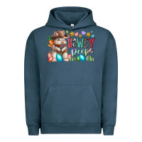 Pigment Midnight Navy howdy peeps Urban Hoodie - RacoonDesign