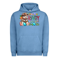 Pigment Pebble Blue howdy peeps Urban Hoodie - RacoonDesign