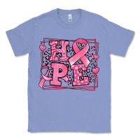 Colony Blue Western Hope Breast Cancer Awareness Ribbon Classic Tee - LillyAllenDesigns