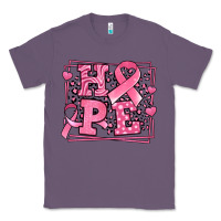 Lavender Western Hope Breast Cancer Awareness Ribbon Classic Tee - LillyAllenDesigns