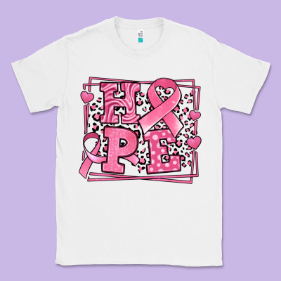 Western Hope Breast Cancer Awareness Ribbon Classic Tee Designed By Lillyallendesigns