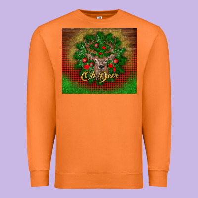 Oh Deer Premium Sweatshirt Designed By Bundleandbundleshop