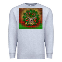 Heather Grey oh deer Premium Sweatshirt - BundleAndBundleShop