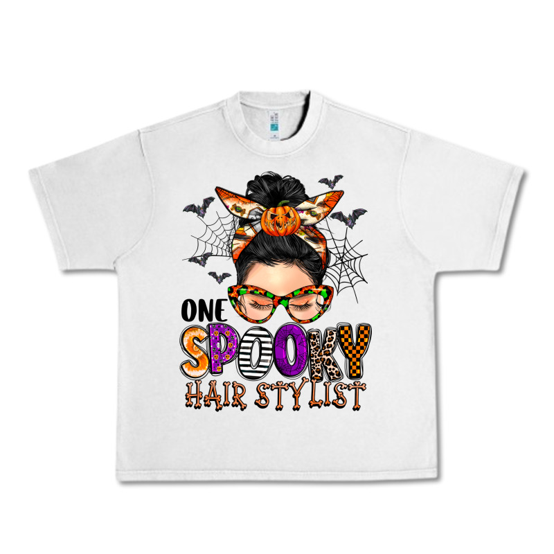 One Spooky Hair Stylist Urban Heavy Tee by BarkalooDesign | Teevron