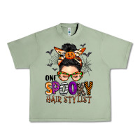 Oil Green one spooky hair stylist Urban Heavy Tee - BarkalooDesign