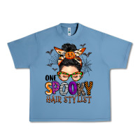 Pebble Blue one spooky hair stylist Urban Heavy Tee - BarkalooDesign