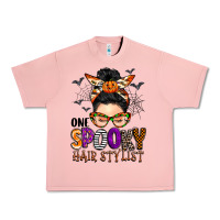 Salmon one spooky hair stylist Urban Heavy Tee - BarkalooDesign