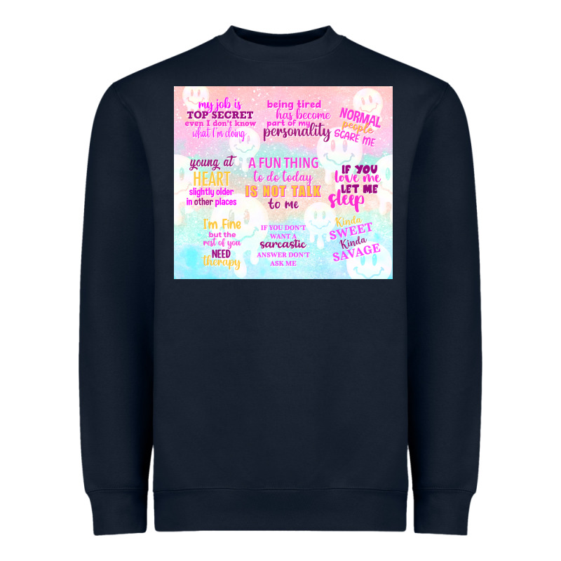 A Fun Thing To Do Today Is Not Talk To Me Heavyweight Sweatshirt by TumblerDesignByShophia | Teevron