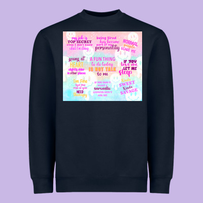 A Fun Thing To Do Today Is Not Talk To Me Heavyweight Sweatshirt Designed By Tumblerdesignbyshophia