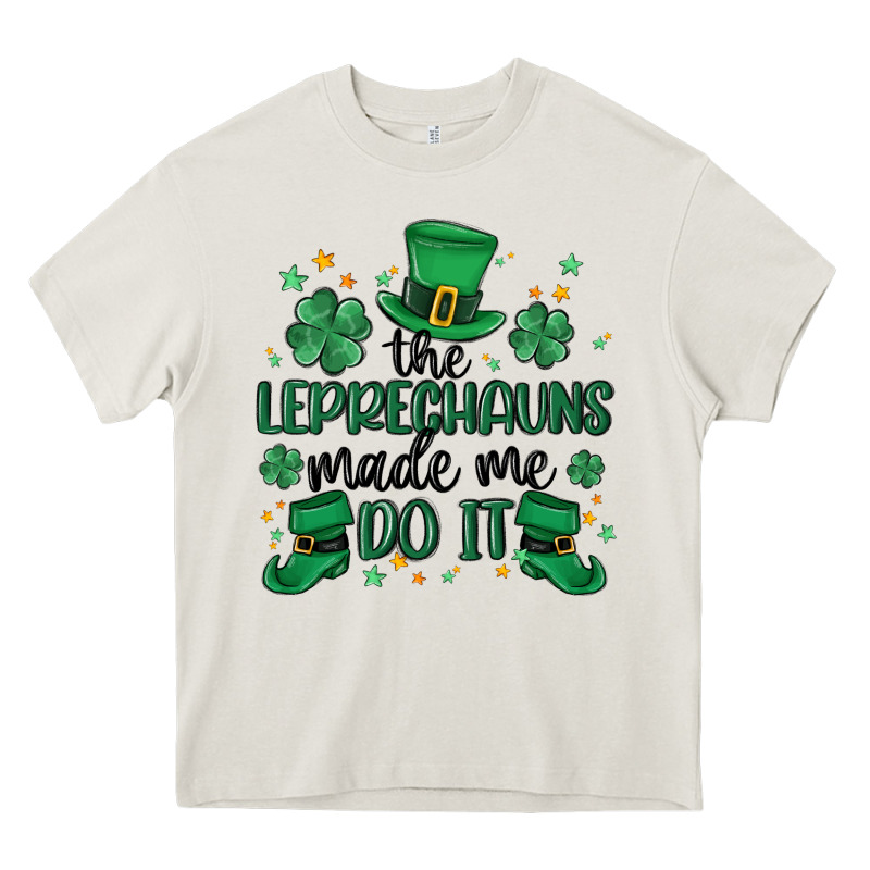 The Leprechauns Made Me Do It Heavy Core Tee by MaliasSmallBusiness | Teevron