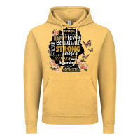 Vintage Mustard black woman silhouette Vintage Hoodie - Artiststas