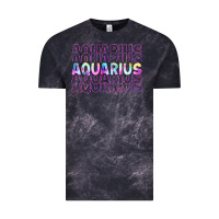 Cloud Black aquarius Vintage Tee - Artiststas