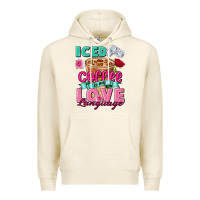 Iced Coffee Is My Love Language Valentine's Day Premium Hoodie | Teevron
