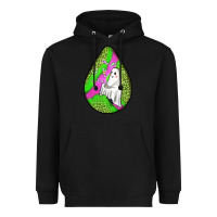 Black halloween ghost teardrop Heavyweight Hoodie - BundleAndBundleShop