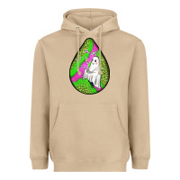 Mushroom halloween ghost teardrop Heavyweight Hoodie - BundleAndBundleShop