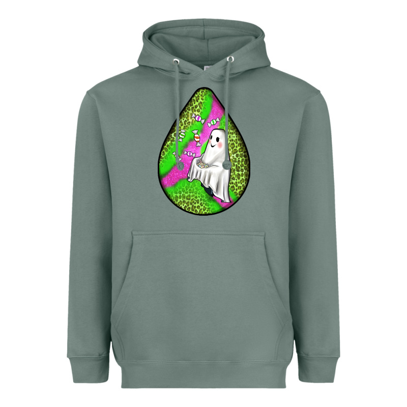 Halloween Ghost Teardrop Heavyweight Hoodie by BundleAndBundleShop | Teevron
