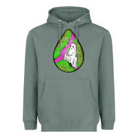 Sage halloween ghost teardrop Heavyweight Hoodie - BundleAndBundleShop
