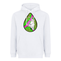 White halloween ghost teardrop Heavyweight Hoodie - BundleAndBundleShop