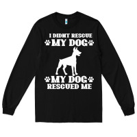 Black rescue dog Long Sleeve Tee - Bettercallsaul
