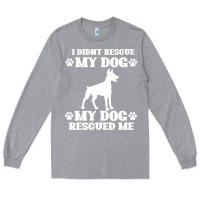 Heather Grey rescue dog Long Sleeve Tee - Bettercallsaul