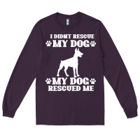 Plum rescue dog Long Sleeve Tee - Bettercallsaul