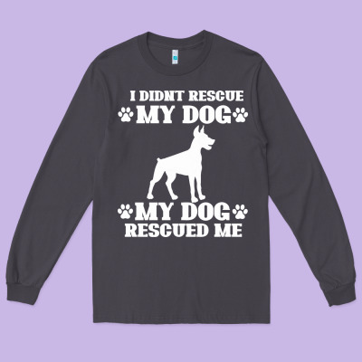 Rescue Dog Long Sleeve Tee Designed By Bettercallsaul