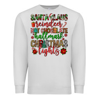 Dove Grey santa claus reindeer hallmark hot chocolate christ Premium Sweatshirt - FaDigitalArtStudio