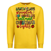 Lemon santa claus reindeer hallmark hot chocolate christ Premium Sweatshirt - FaDigitalArtStudio