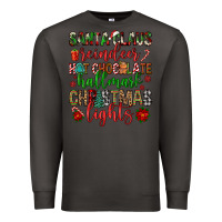 Smoke santa claus reindeer hallmark hot chocolate christ Premium Sweatshirt - FaDigitalArtStudio