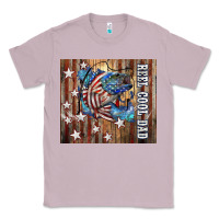 Lilac Western Reel Cool Dad American Flag Bass Classic Tee - LillyAllenDesigns
