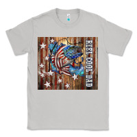 Moon Dust Western Reel Cool Dad American Flag Bass Classic Tee - LillyAllenDesigns
