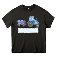 Asphalt easter tractor boy Heavy Core Tee - MaliasSmallBusiness