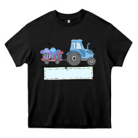 Black easter tractor boy Heavy Core Tee - MaliasSmallBusiness