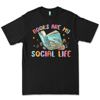 Black books are my social life Premium Tee - MaliasSmallBusiness