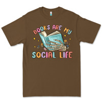 Cacao books are my social life Premium Tee - MaliasSmallBusiness