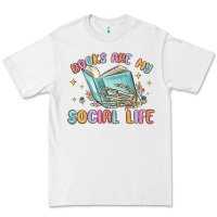 White books are my social life Premium Tee - MaliasSmallBusiness