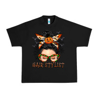 Black Hair stylist messy bun Urban Heavy Tee - BarkalooDesign