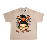 French Oak Hair stylist messy bun Urban Heavy Tee - BarkalooDesign