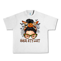 Lunar Rock Hair stylist messy bun Urban Heavy Tee - BarkalooDesign