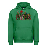 Emerald Western Papa Deer Hunting Urban Hoodie - LillyAllenDesigns