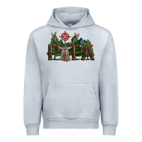 Heather Grey Western Papa Deer Hunting Urban Hoodie - LillyAllenDesigns