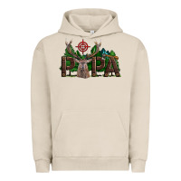Pigment French Oak Western Papa Deer Hunting Urban Hoodie - LillyAllenDesigns